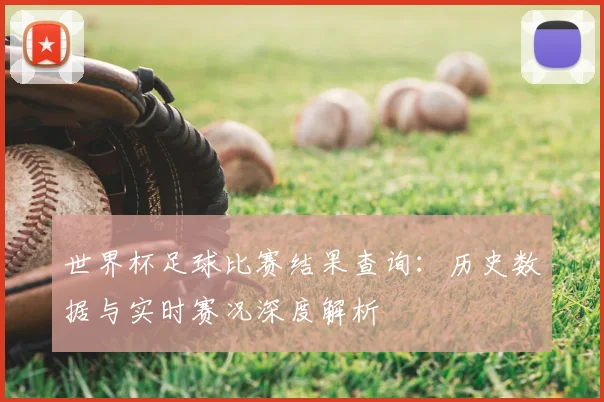 世界杯足球比赛结果查询：历史数据与实时赛况深度解析